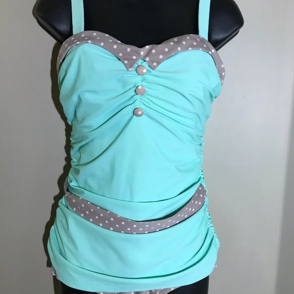 Jessica Rey Swimwear Caroline in mint swimsuit M